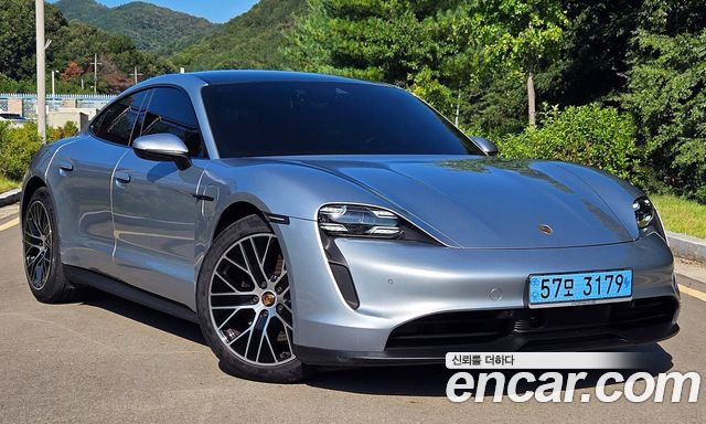 Porsche Taycan из Кореи Encar