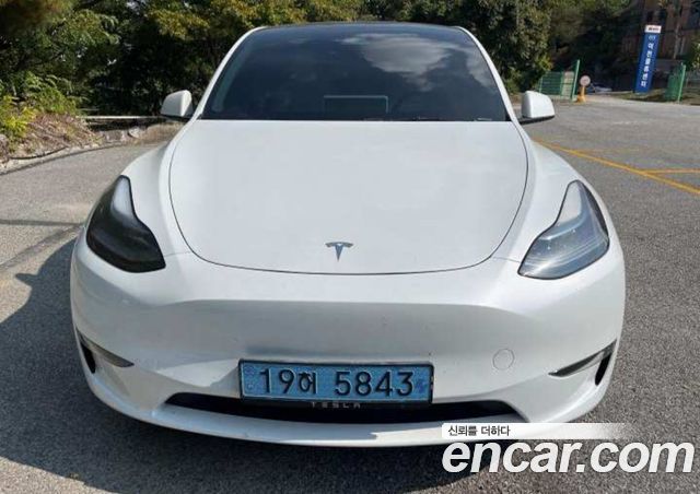 Tesla Model Y Long Range AWD — пробег 45 267 км — фото 1 из 5