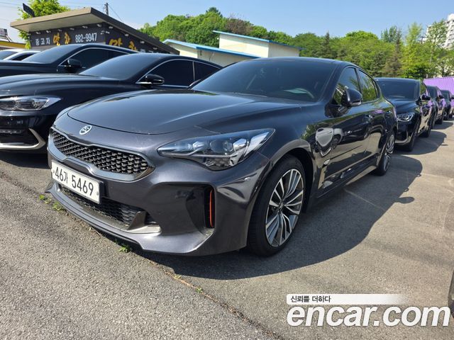 Kia Stinger из Кореи Encar