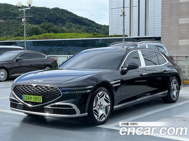 Genesis G90 Gasoline 3.5 Turbo e-S/C AWD LWB Black — пробег 102 300 км — фото 1 из 5