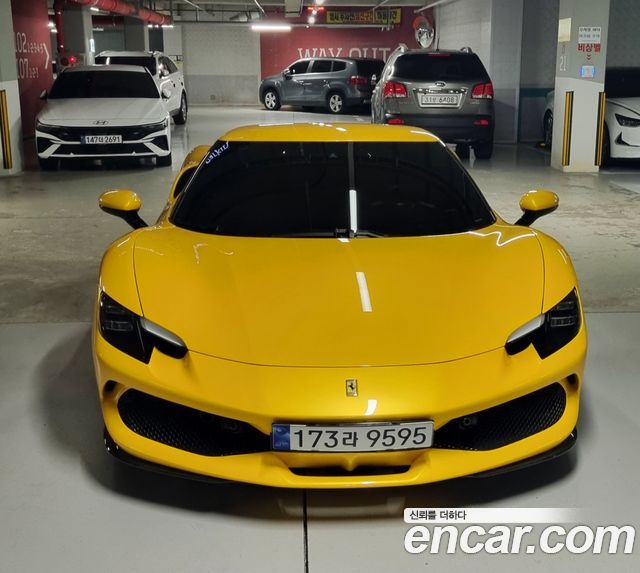 Ferrari 296 из Кореи Encar