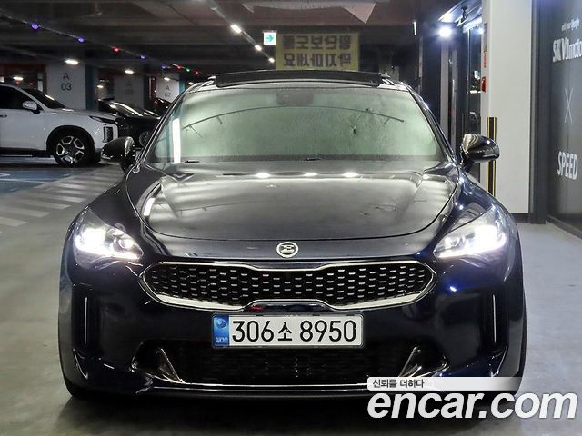 Kia Stinger из Кореи Encar