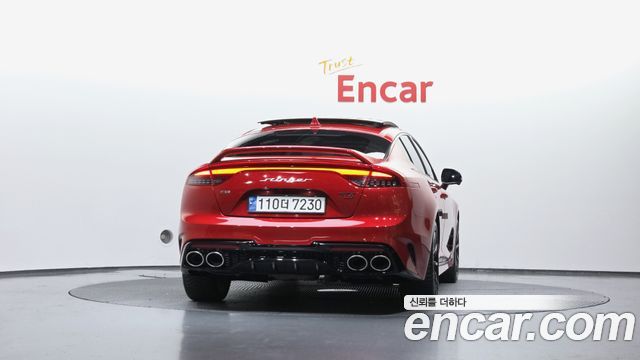 Kia Stinger из Кореи Encar