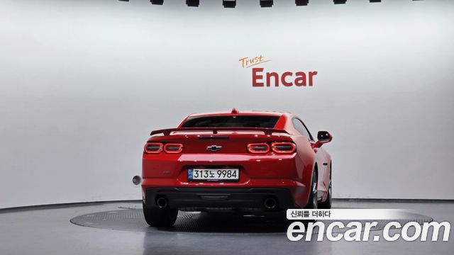 Chevrolet (Daewoo) Camaro SS 6.2 V8 Volcano Red — пробег 95 982 км — фото 4 из 5