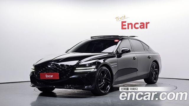 Genesis G80 Gasoline 3.5 Turbo AWD Black — пробег 5 126 км — фото 1 из 5