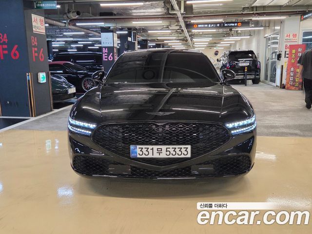 Genesis G90 Gasoline 3.5 Turbo e-S/C AWD Black — пробег 36 000 км — фото 1 из 5