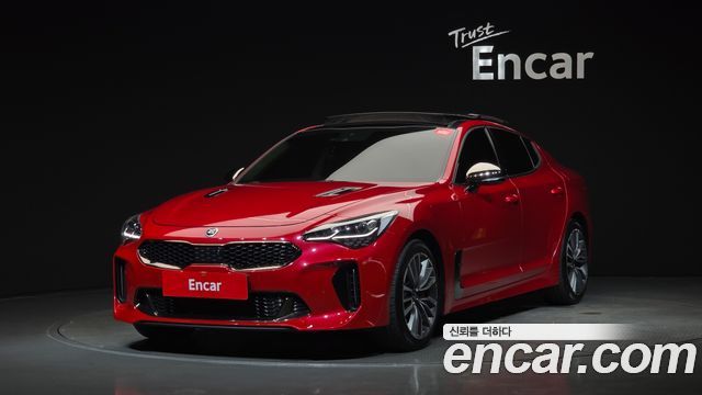 Kia Stinger из Кореи Encar