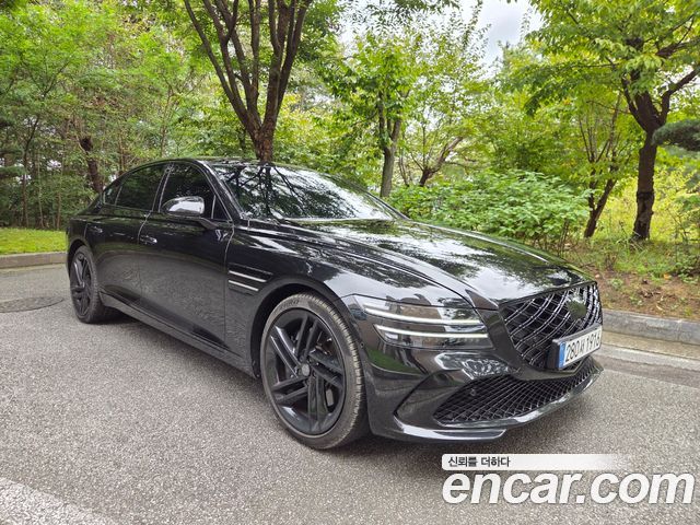 Genesis G80 Gasoline 2.5 Turbo AWD Black — пробег 26 500 км — фото 1 из 5