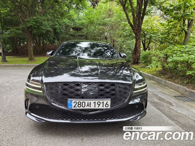 Genesis G80 Gasoline 2.5 Turbo AWD Black — пробег 26 500 км — фото 3 из 5