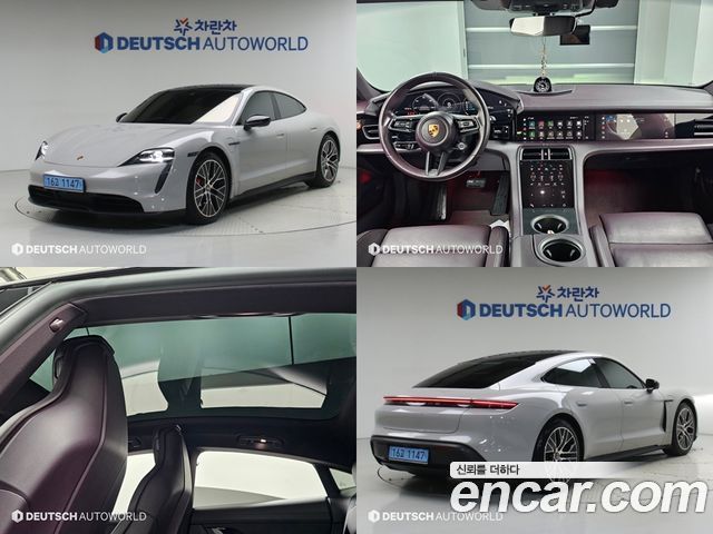 Porsche Taycan из Кореи Encar