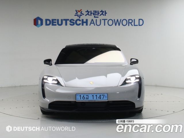 Porsche Taycan из Кореи Encar