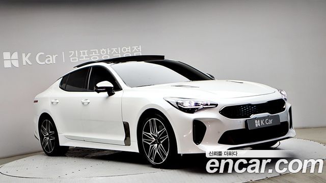 Kia Stinger из Кореи Encar