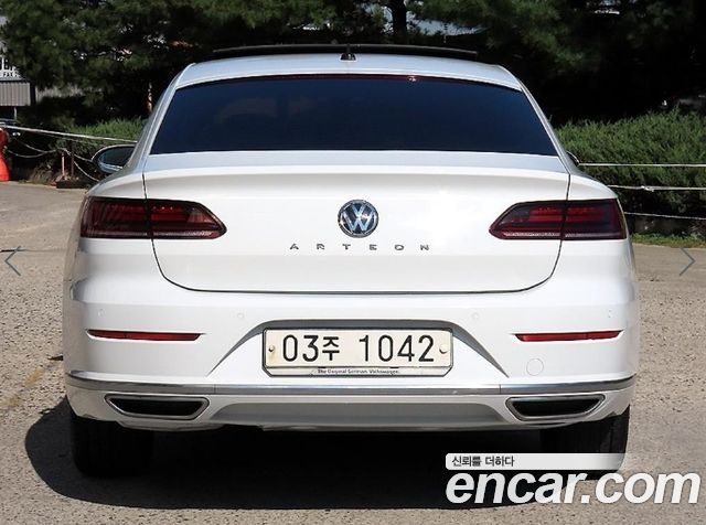 Volkswagen Arteon из Кореи Encar