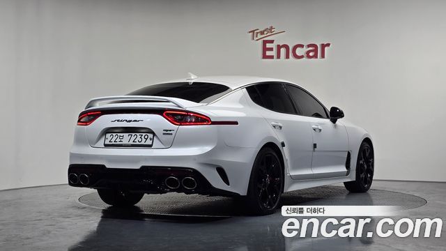 Kia Stinger 2.0 Turbo AWD Platinum — пробег 99 408 км — фото 2 из 5