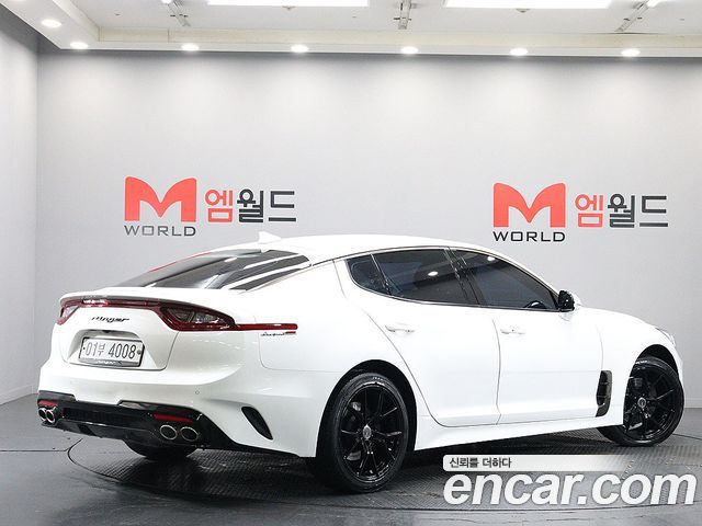 Kia Stinger из Кореи Encar