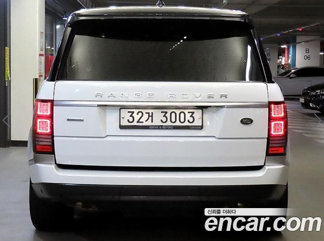 Land Rover Range Rover из Кореи Encar