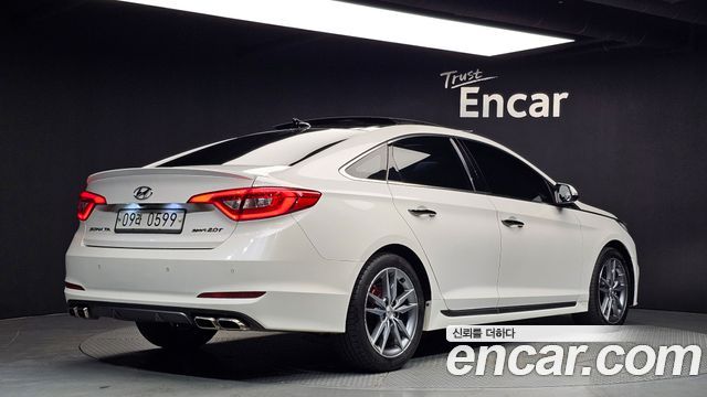 Hyundai Sonata 2.0 Turbo Exclusive — пробег 104 415 км — фото 2 из 5