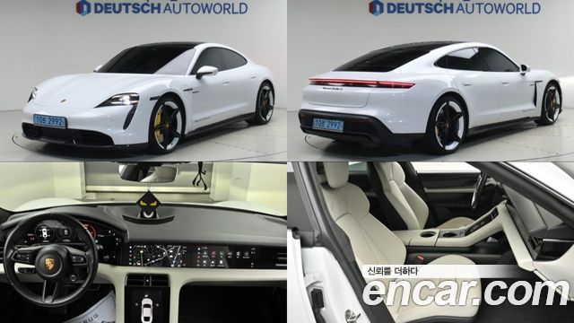 Porsche Taycan из Кореи Encar