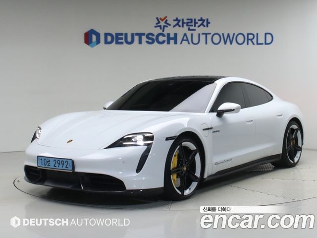 Porsche Taycan из Кореи Encar