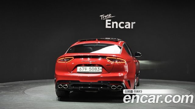 Kia Stinger из Кореи Encar