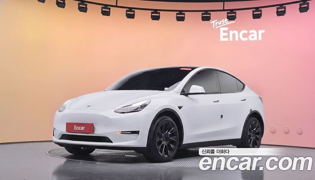 Tesla Model Y Long Range AWD — пробег 106 715 км — фото 1 из 5