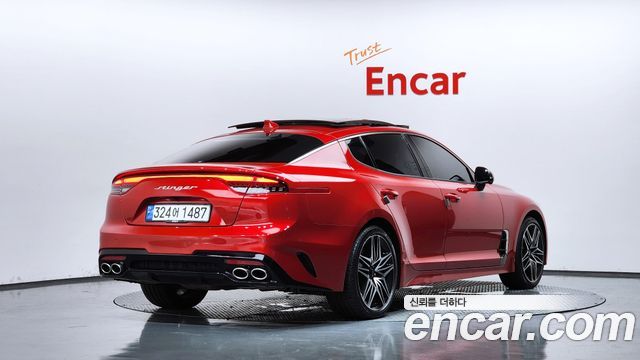 Kia Stinger из Кореи Encar