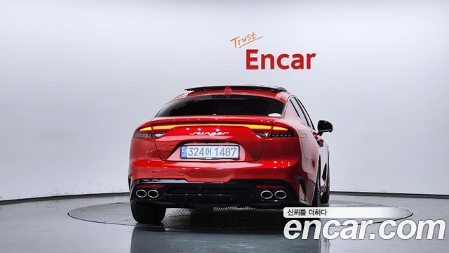 Kia Stinger из Кореи Encar
