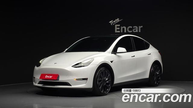 Tesla Model Y Performance AWD — пробег 56 603 км — фото 1 из 5