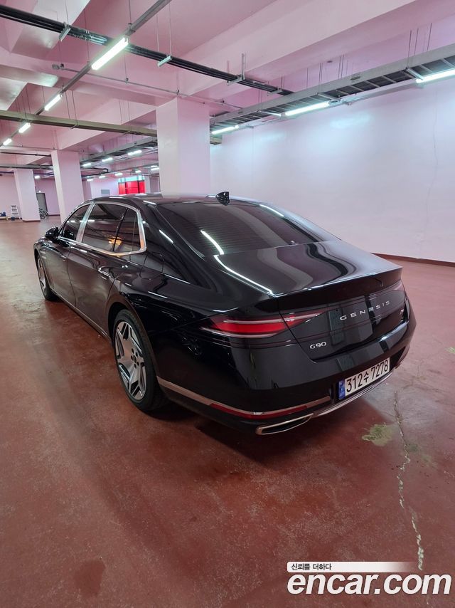 Genesis G90 Gasoline 3.5 Turbo e-S/C AWD LWB Black — пробег 20 800 км — фото 2 из 5
