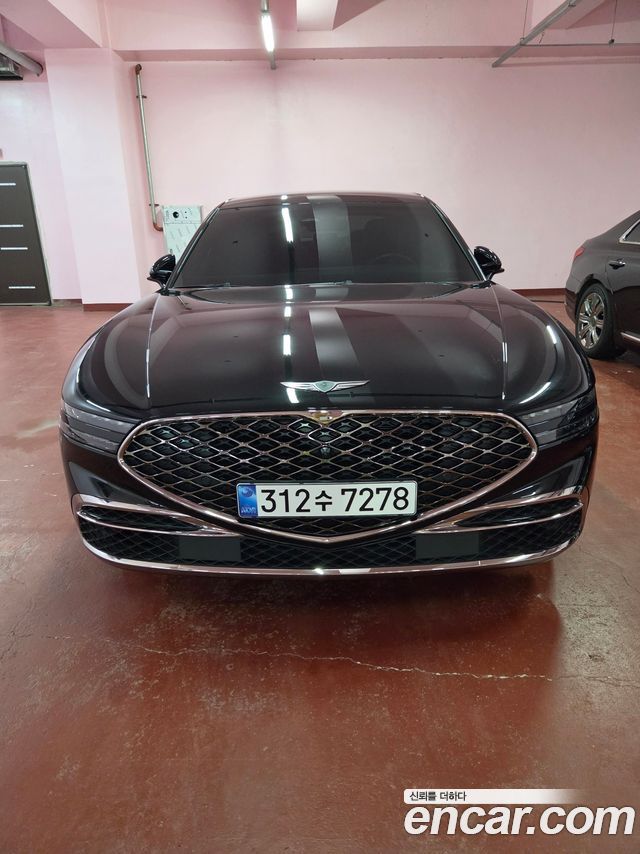 Genesis G90 Gasoline 3.5 Turbo e-S/C AWD LWB Black — пробег 20 800 км — фото 3 из 5