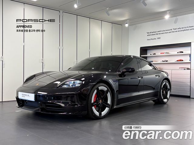 Porsche Taycan из Кореи Encar