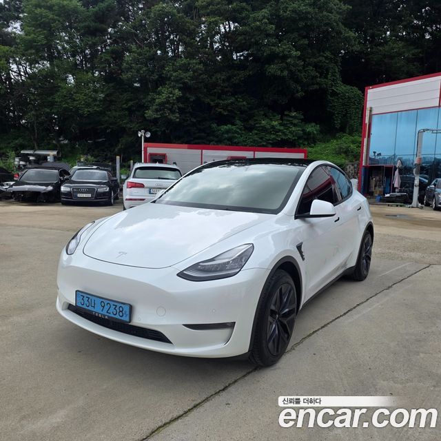 Tesla Model Y из Кореи Encar