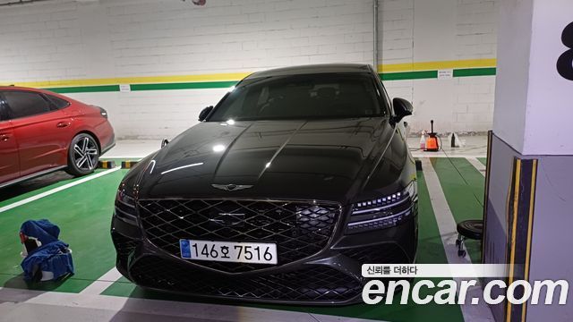 Genesis G80 Gasoline 2.5 Turbo AWD Black — пробег 22 577 км — фото 2 из 4