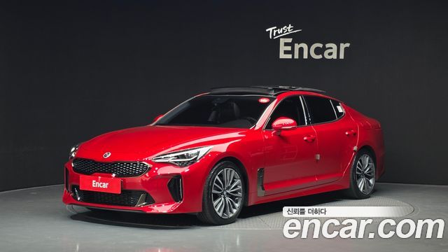 Kia Stinger из Кореи Encar