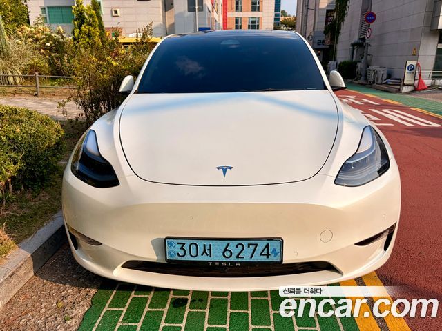 Tesla Model Y из Кореи Encar