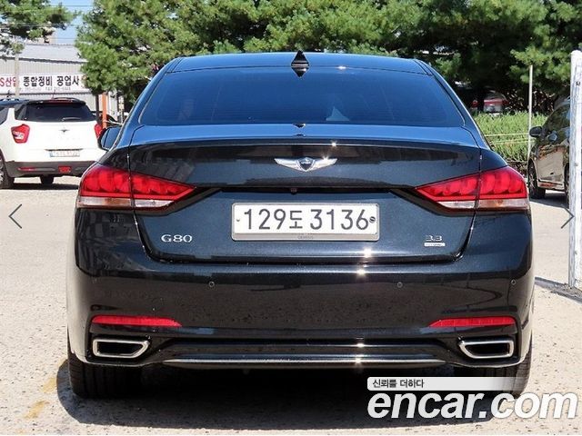 Genesis G80 3.3 GDI AWD Premium Luxury — пробег 117 858 км — фото 4 из 5